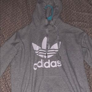 grey Adidas pullover